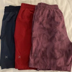 Lululemon Channel Cross Swim 7” Shorts. 3 pairs!